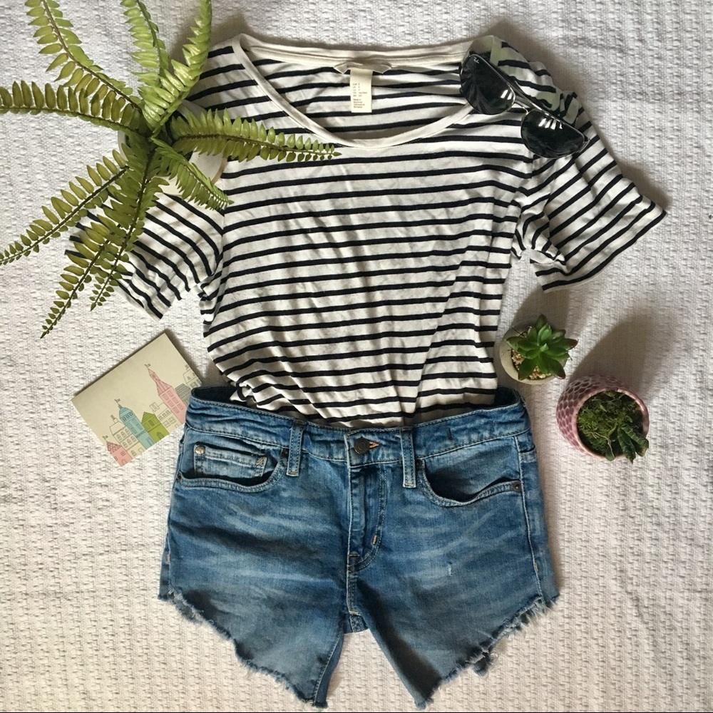 Ralph Lauren repurposed pants/cut off shorts